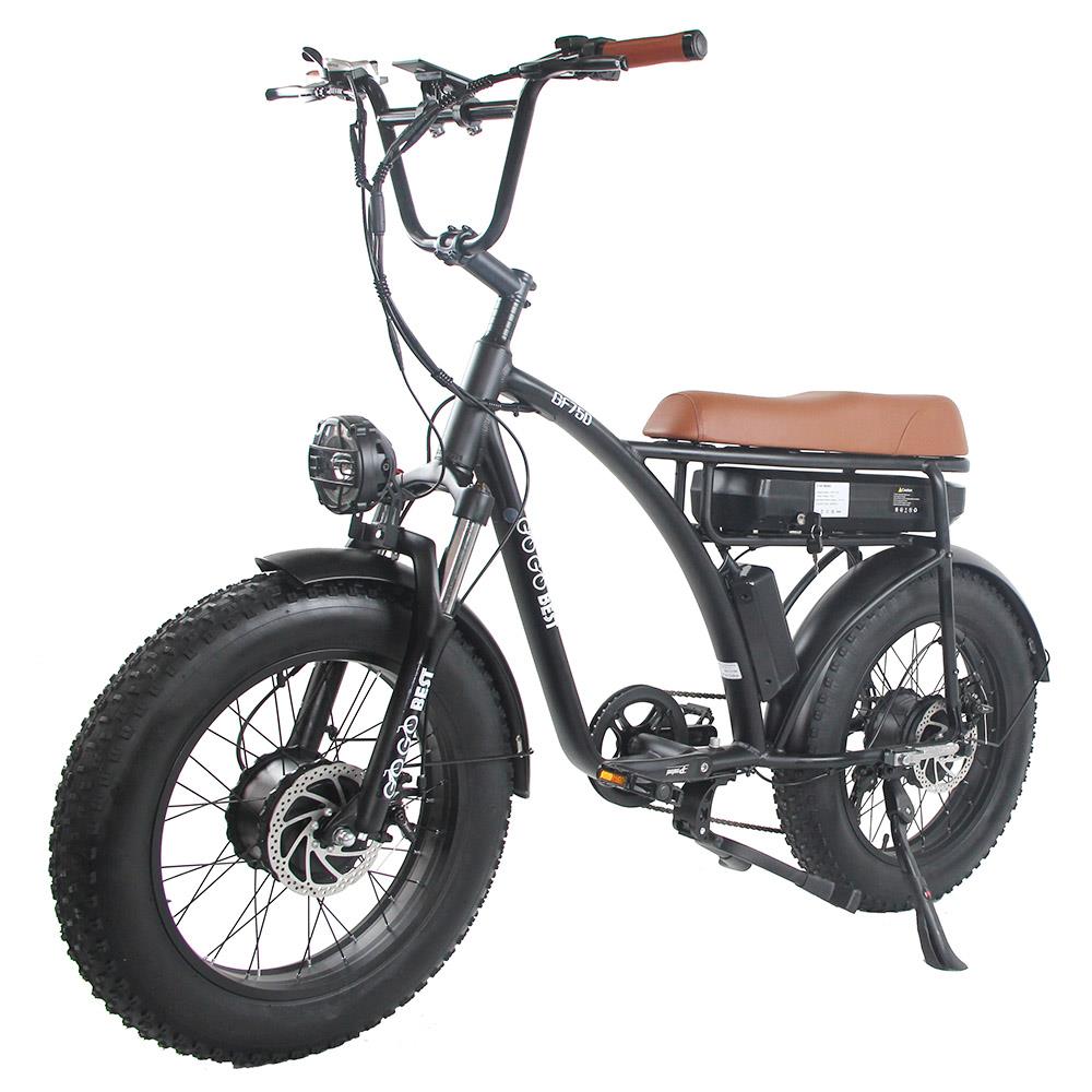 GOGOBEST GF750 20" vélo tout-Terrain électrique gros pneu 1000W*2 Double Moteurs 48V 17,5Ah Batterie