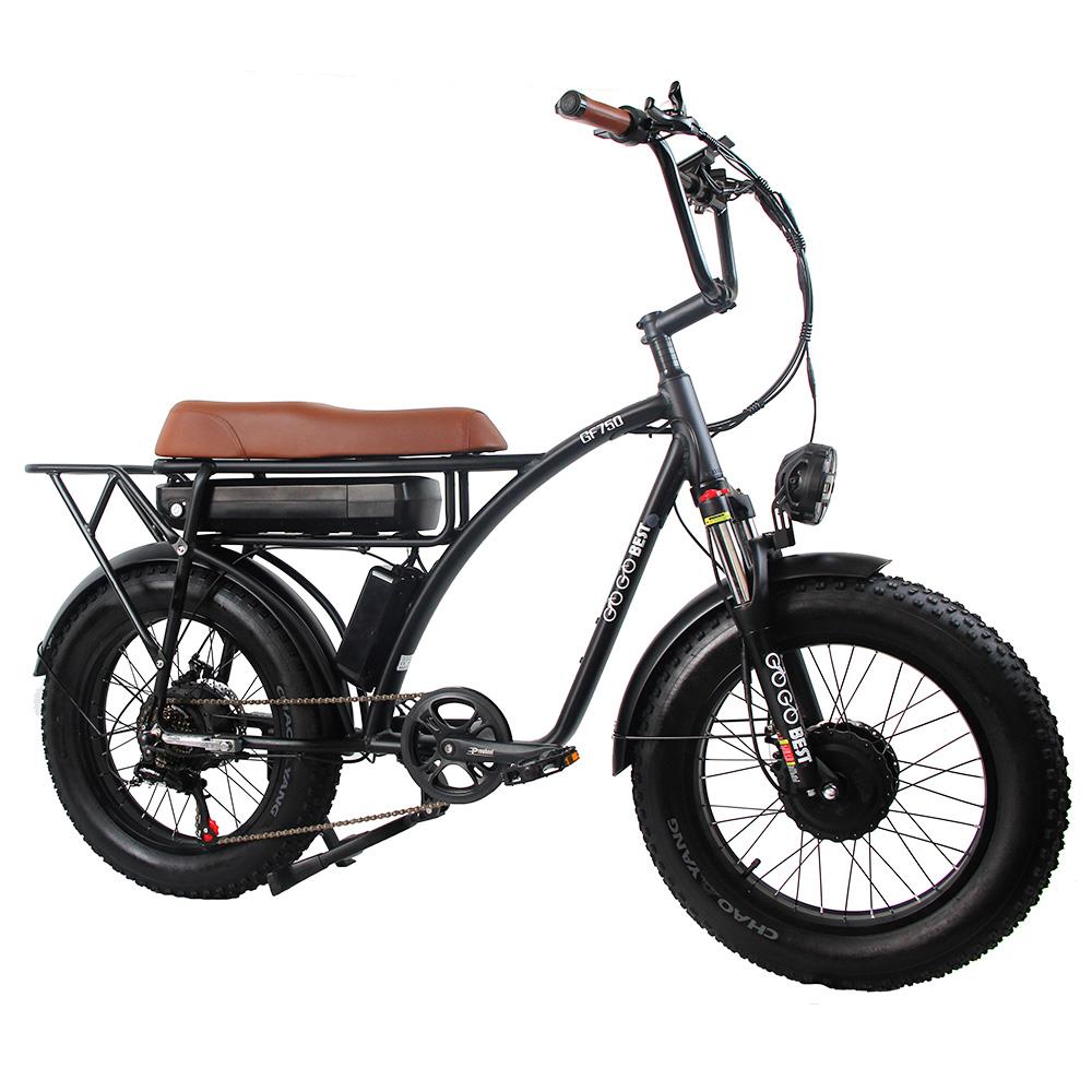 GOGOBEST GF750 20" vélo tout-Terrain électrique gros pneu 1000W*2 Double Moteurs 48V 17,5Ah Batterie