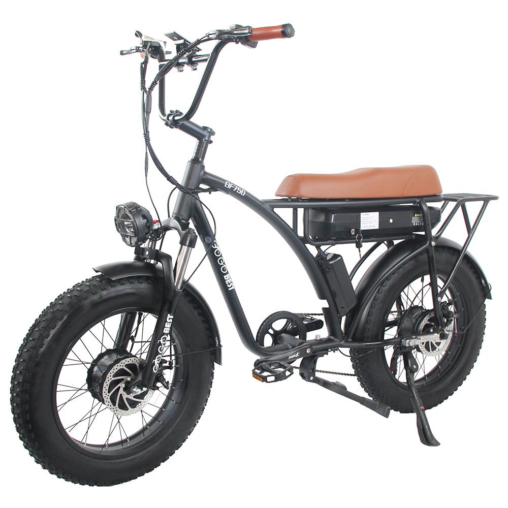 GOGOBEST GF750 20" vélo tout-Terrain électrique gros pneu 1000W*2 Double Moteurs 48V 17,5Ah Batterie
