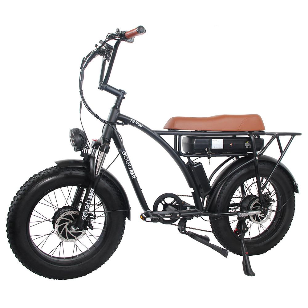 GOGOBEST GF750 20" vélo tout-Terrain électrique gros pneu 1000W*2 Double Moteurs 48V 17,5Ah Batterie