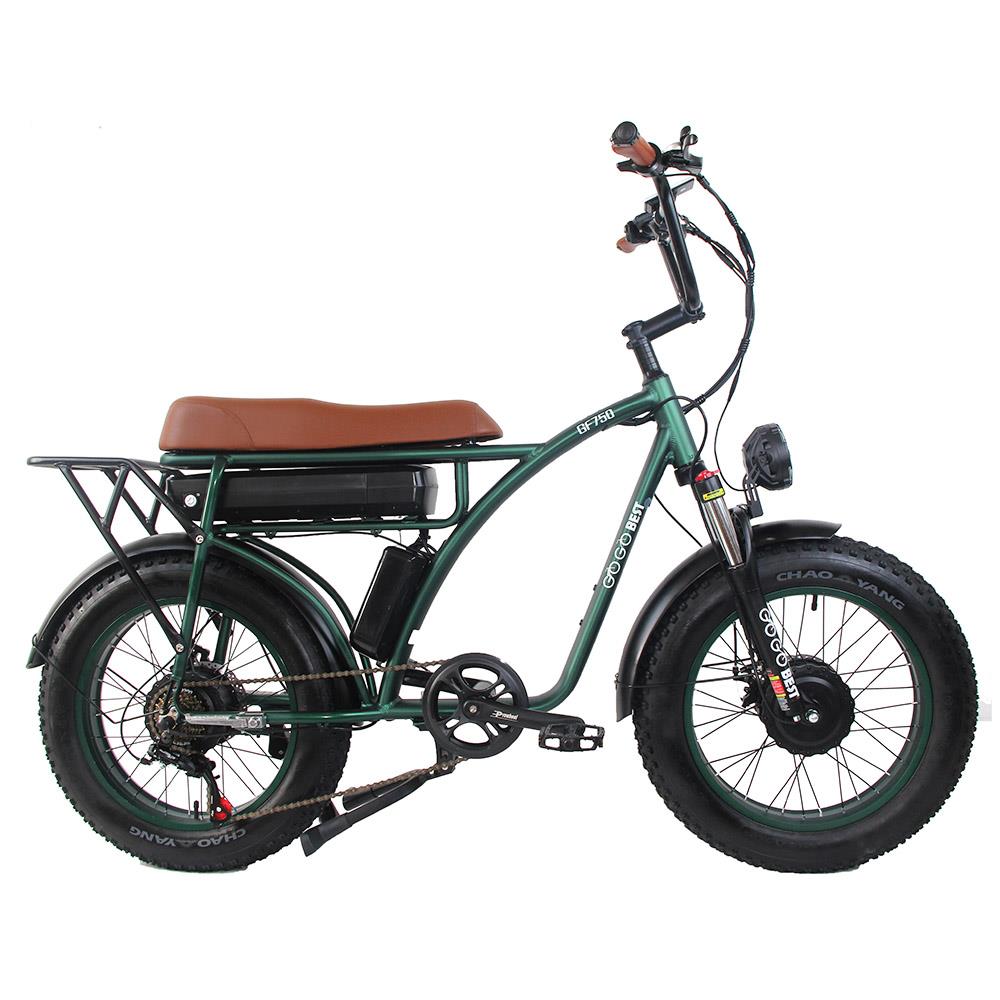 GOGOBEST GF750 20" vélo tout-Terrain électrique gros pneu 1000W*2 Double Moteurs 48V 17,5Ah Batterie