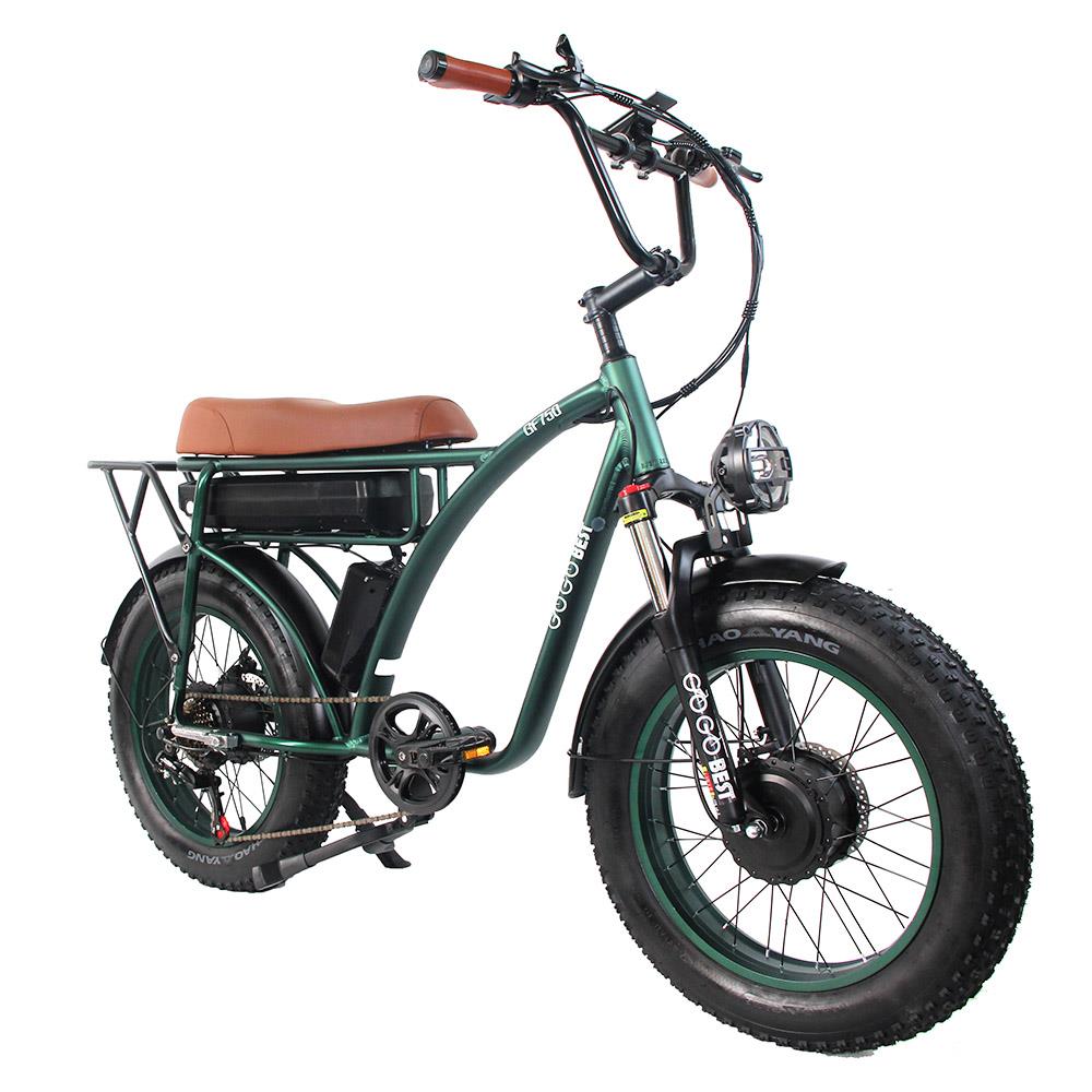 GOGOBEST GF750 20" vélo tout-Terrain électrique gros pneu 1000W*2 Double Moteurs 48V 17,5Ah Batterie