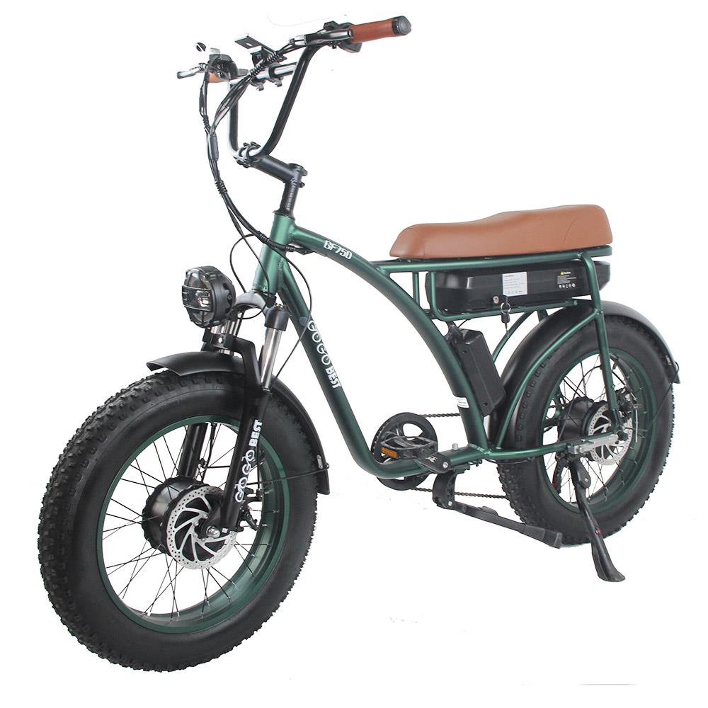 GOGOBEST GF750 20" vélo tout-Terrain électrique gros pneu 1000W*2 Double Moteurs 48V 17,5Ah Batterie