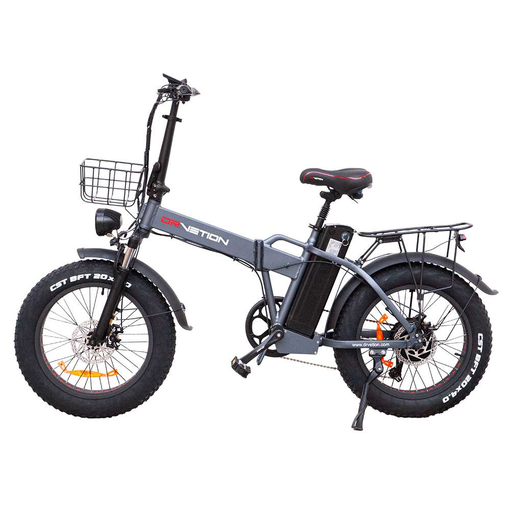 DRVETION AT20 20" Vélo électrique pliant 750W Moteur 48V 10Ah/15Ah/20Ah Batterie