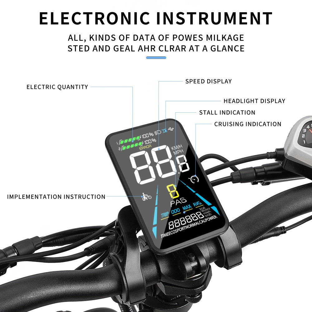 DRVETION BT20 20" Vélo électrique pliant 750W Moteur 48V 10Ah Batterie