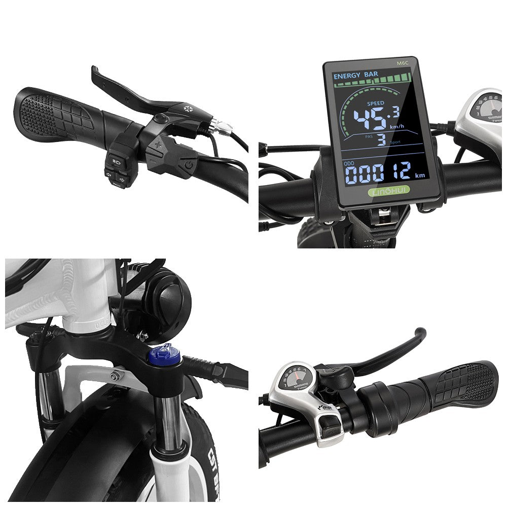 DRVETION CT20 Vélo électrique à enjambement bas Combo(Frein à disque)