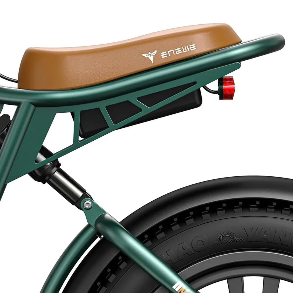 Bicicleta eléctrica todoterreno ENGWE M20 de 20 pulgadas con neumáticos anchos, motor de 750 W, batería dual de 48 V y 26 Ah.