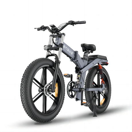 ENGWE X26 26" Vélo électrique pliant à gros pneus VTT 1000W Moteur 48V 29,2Ah Double Batterie