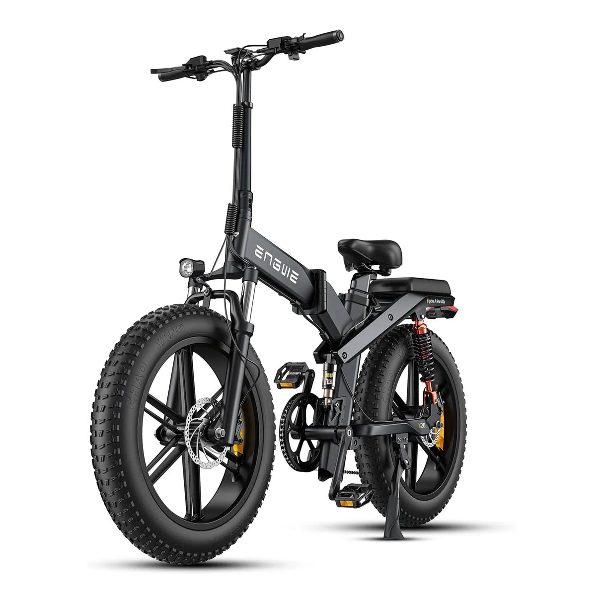 ENGWE X20 20" Vélo électrique pliant à gros pneus VTT 1000W (crête) Moteur 48V 22,2Ah Double Batterie