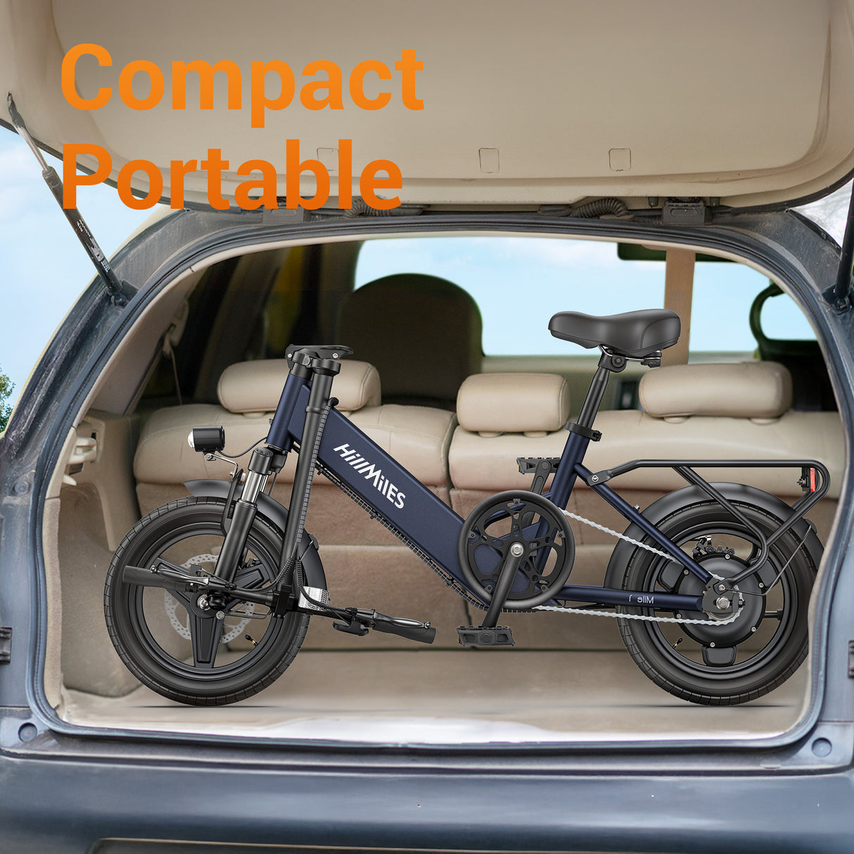 HILLMILES Mile1 Vélo électrique pour femmes avec cadre bas Moteur 250W 36V 10,4Ah batterie