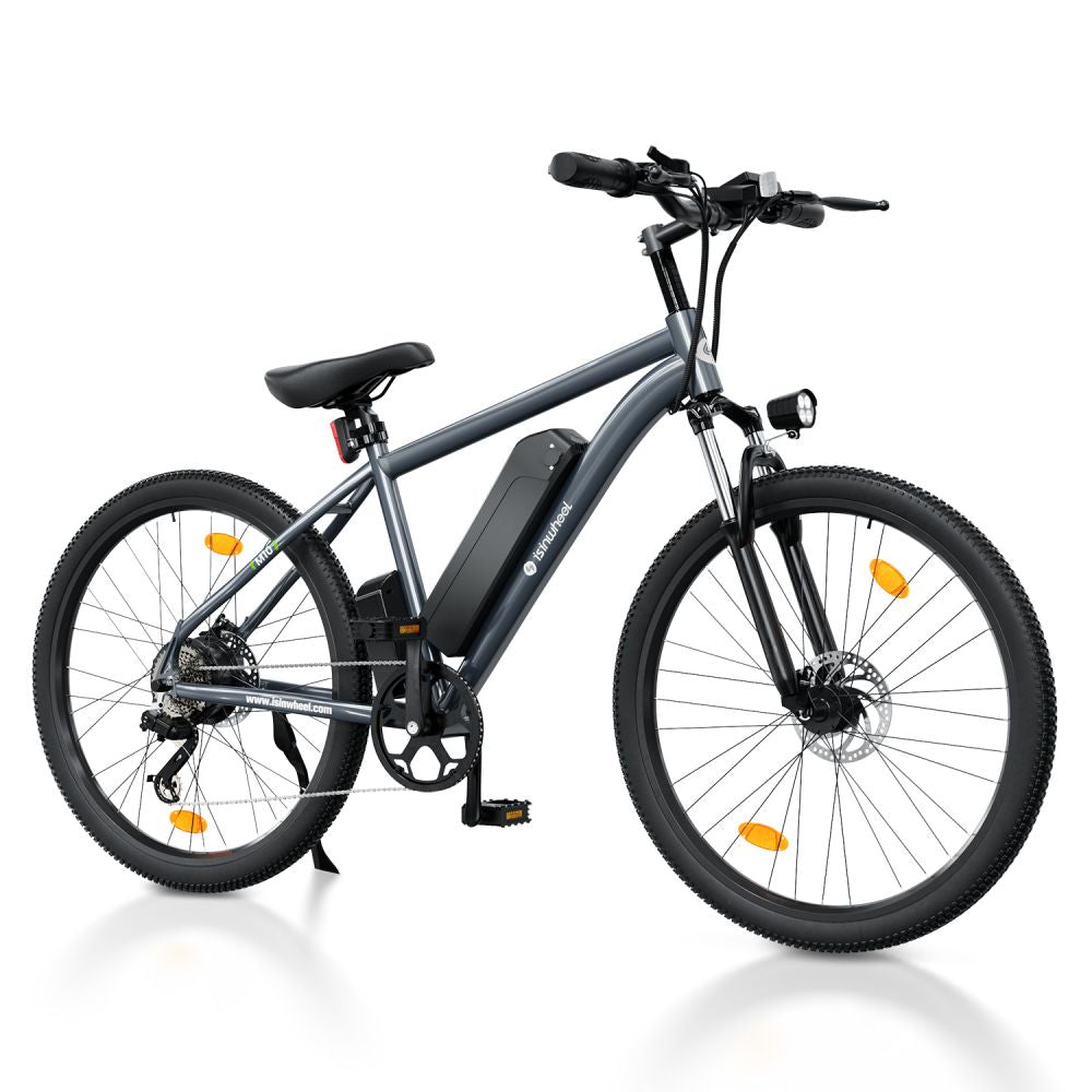 Bicicleta eléctrica ISINWHEEL M10 de 26 pulgadas para uso diario, motor de 500 W, batería de 36 V y 10,4 Ah