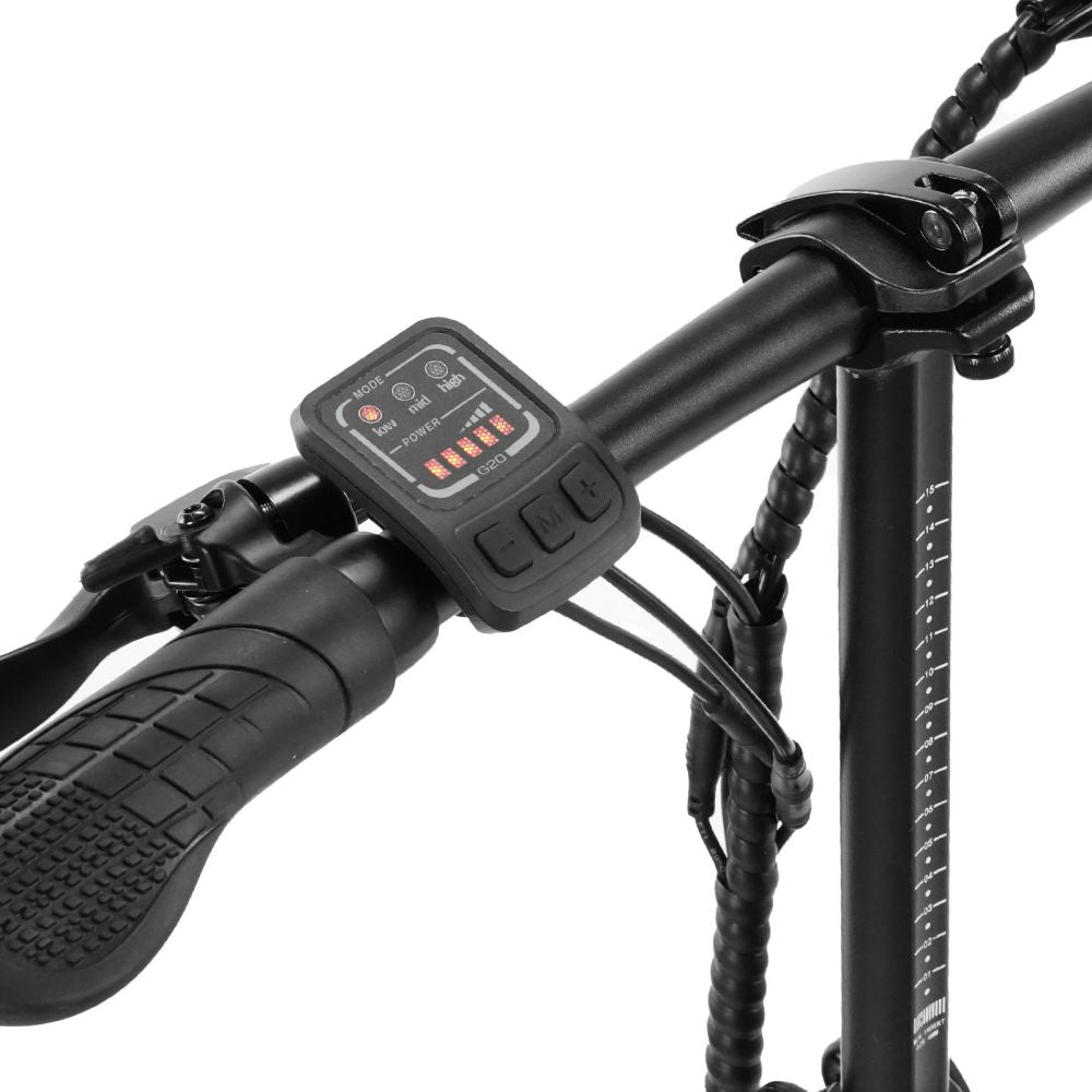 Bicicleta eléctrica plegable ISINWHEEL U3 de 16" con motor de 500 W y batería de 36 V y 7,8 Ah