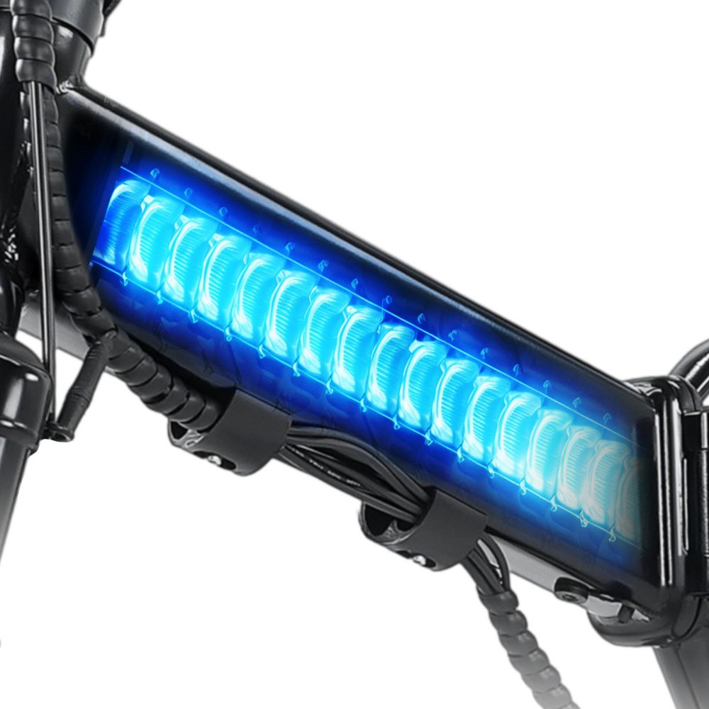 Bicicleta eléctrica plegable ISINWHEEL U3 de 16" con motor de 500 W y batería de 36 V y 7,8 Ah