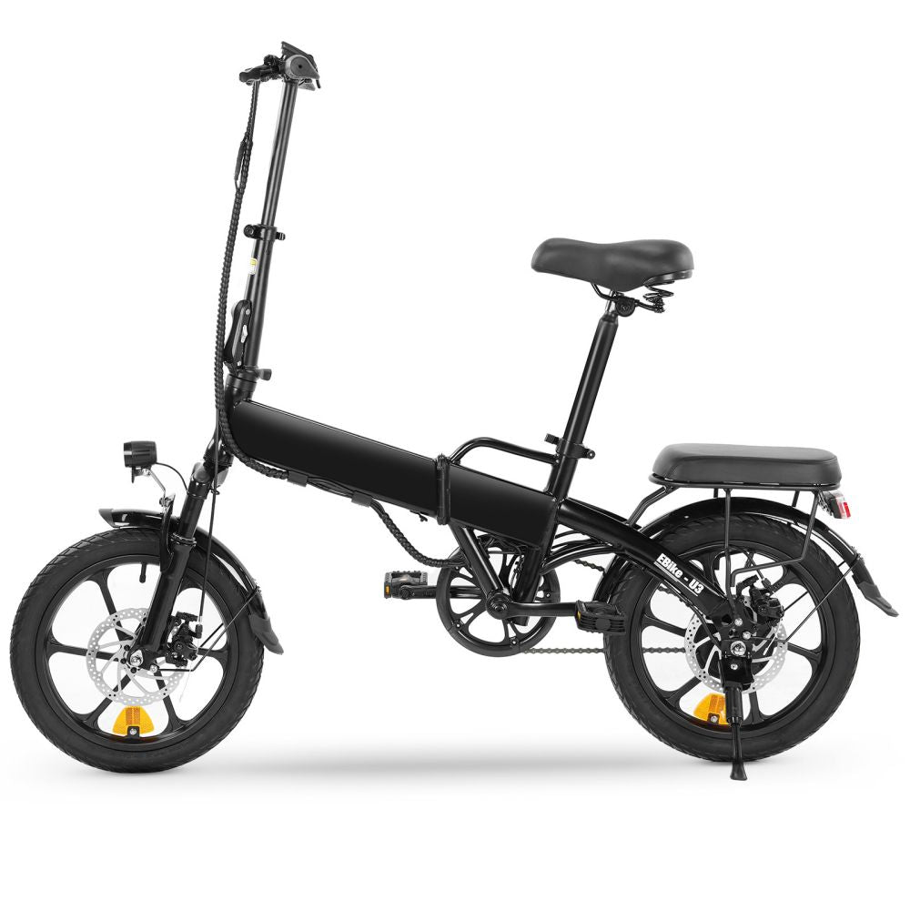 Bicicleta eléctrica plegable ISINWHEEL U3 de 16" con motor de 500 W y batería de 36 V y 7,8 Ah