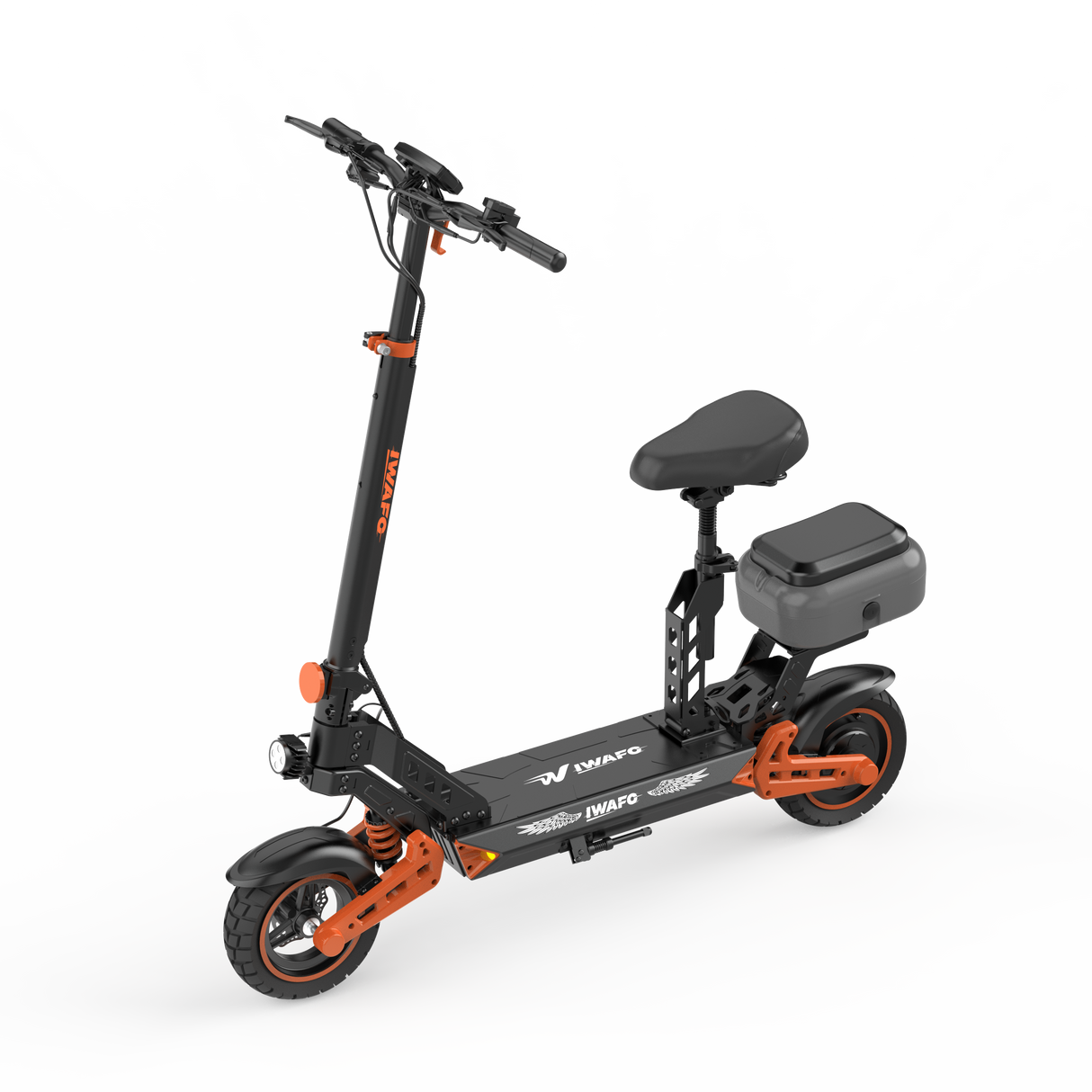 IWAFO IS2 10" Trottinette électrique avec siège 800W Motor 48V 15Ah Batterie