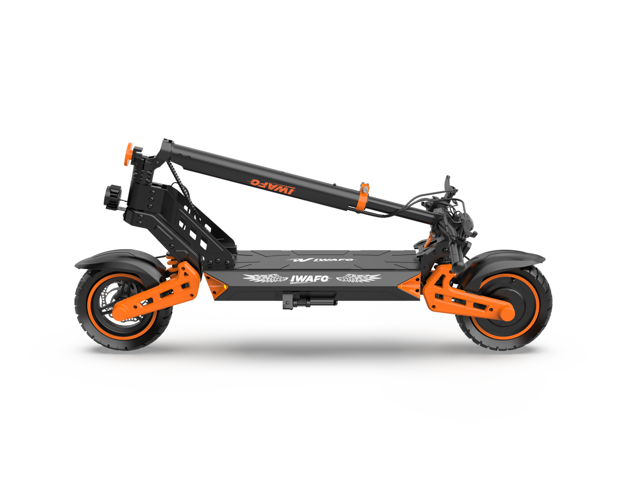 IWAFO IS2 10" Trottinette électrique avec siège 800W Motor 48V 15Ah Batterie