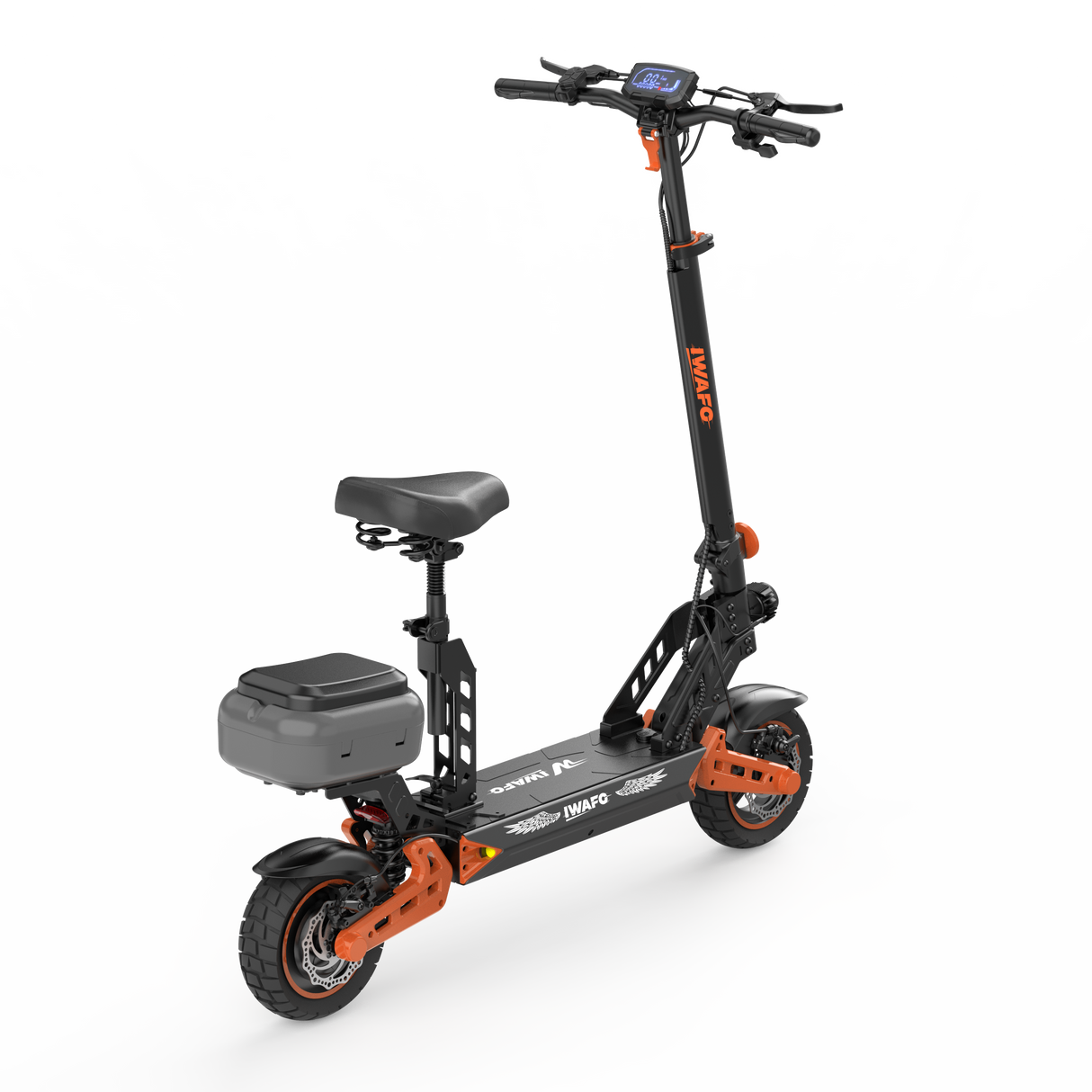 IWAFO IS2 10" Trottinette électrique avec siège 800W Motor 48V 15Ah Batterie
