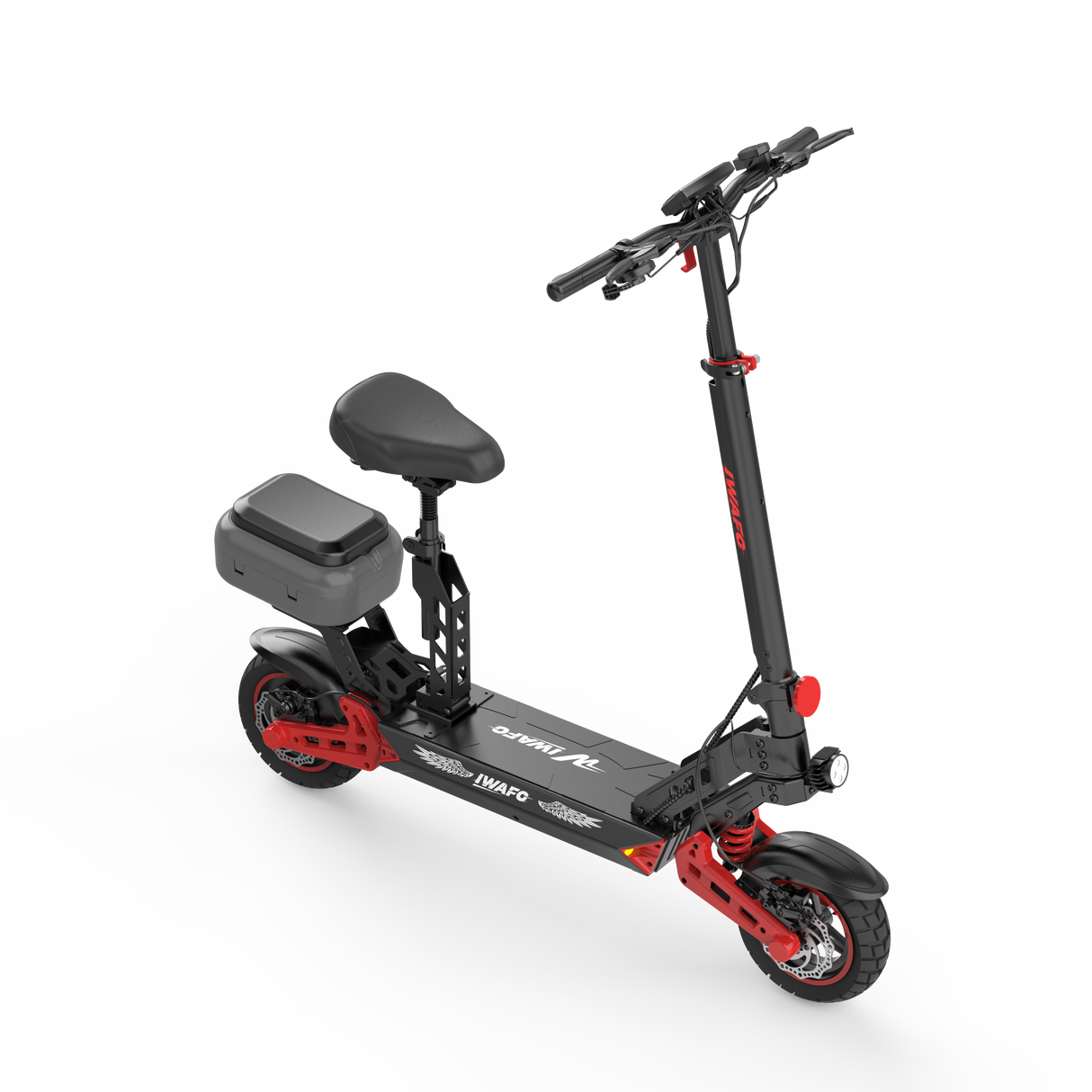IWAFO IS2 10" Trottinette électrique avec siège 800W Motor 48V 15Ah Batterie