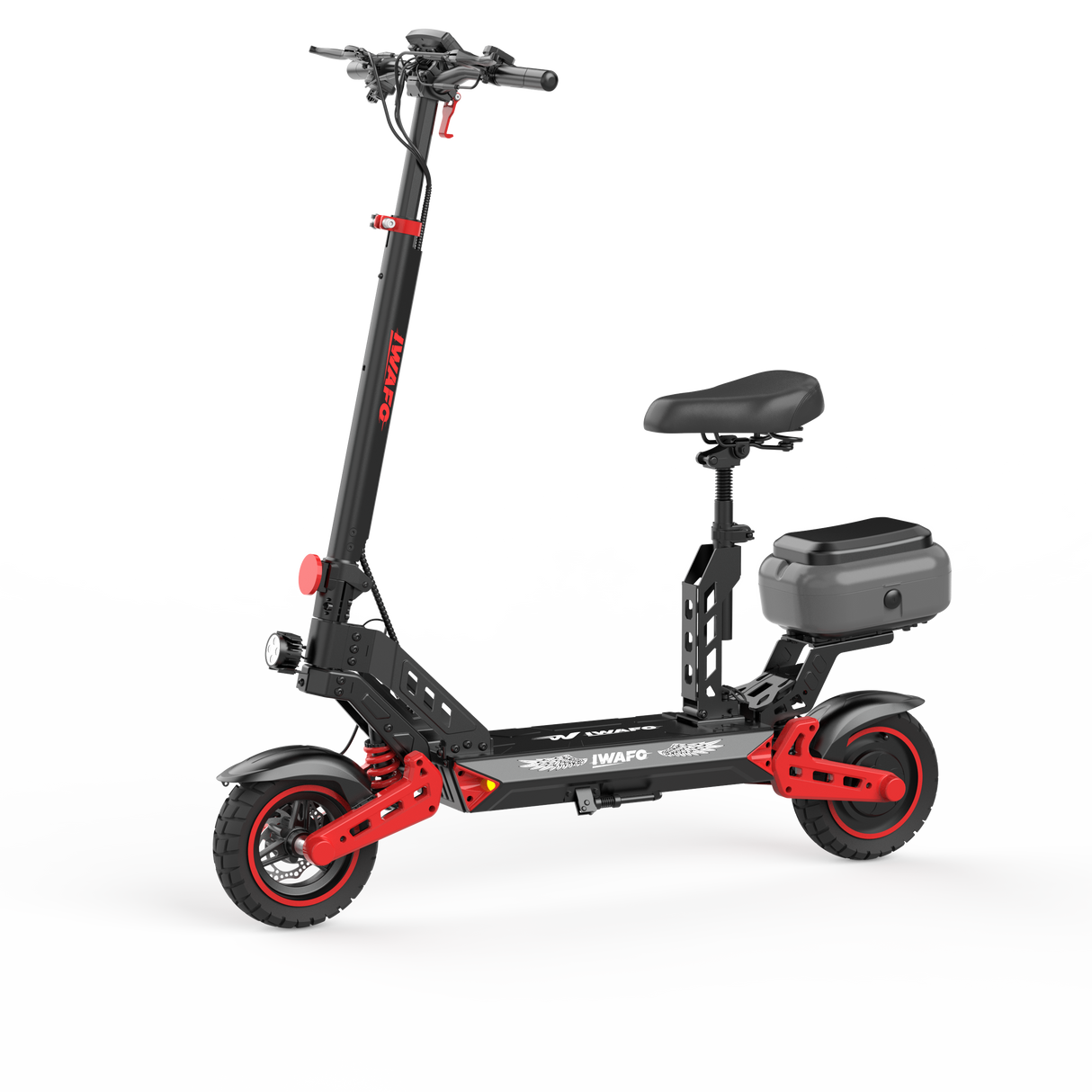 IWAFO IS2 10" Trottinette électrique avec siège 800W Motor 48V 15Ah Batterie