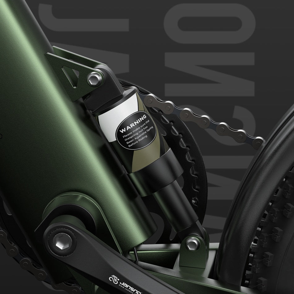 JANSNO X90 16" Vélo électrique tout-terrain 750W Moteur 48V 14Ah Batterie