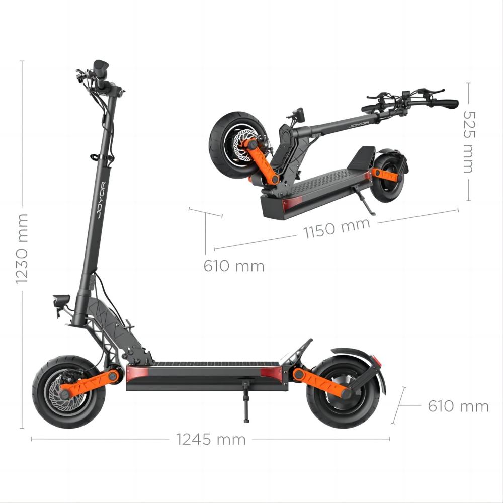 JOYOR S10-S-Z Trottinette électrique tout-terrain Combo