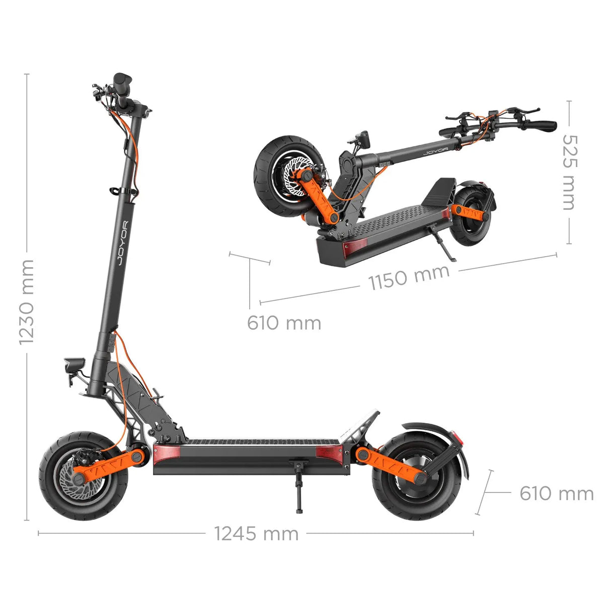JOYOR S5-Z Trottinette électrique tout-terrain Combo