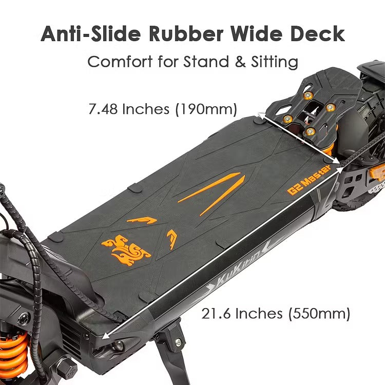 KUKIRIN G2 Master 10" Off-Road Electric Scooter 1000W*2 Dual Motors 52V 20.8Ah Battery