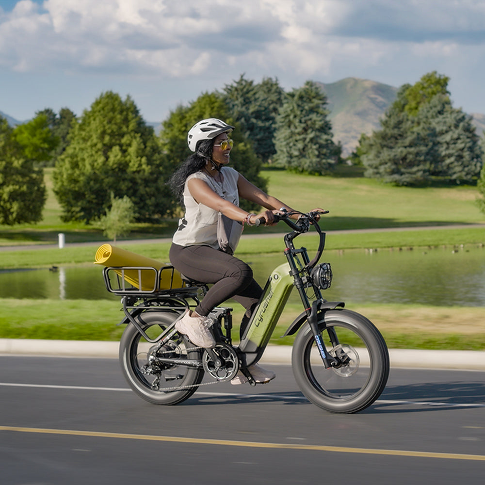 CYRUSHER Kommoda 2.0 20" vélo électrique à enjambement pneus fat moteur 250W 48V 20Ah Batterie