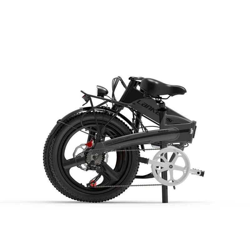 LANKELEISI G660 Vélo électrique pliant 20" Moteur 500W Batterie 48V 20Ah