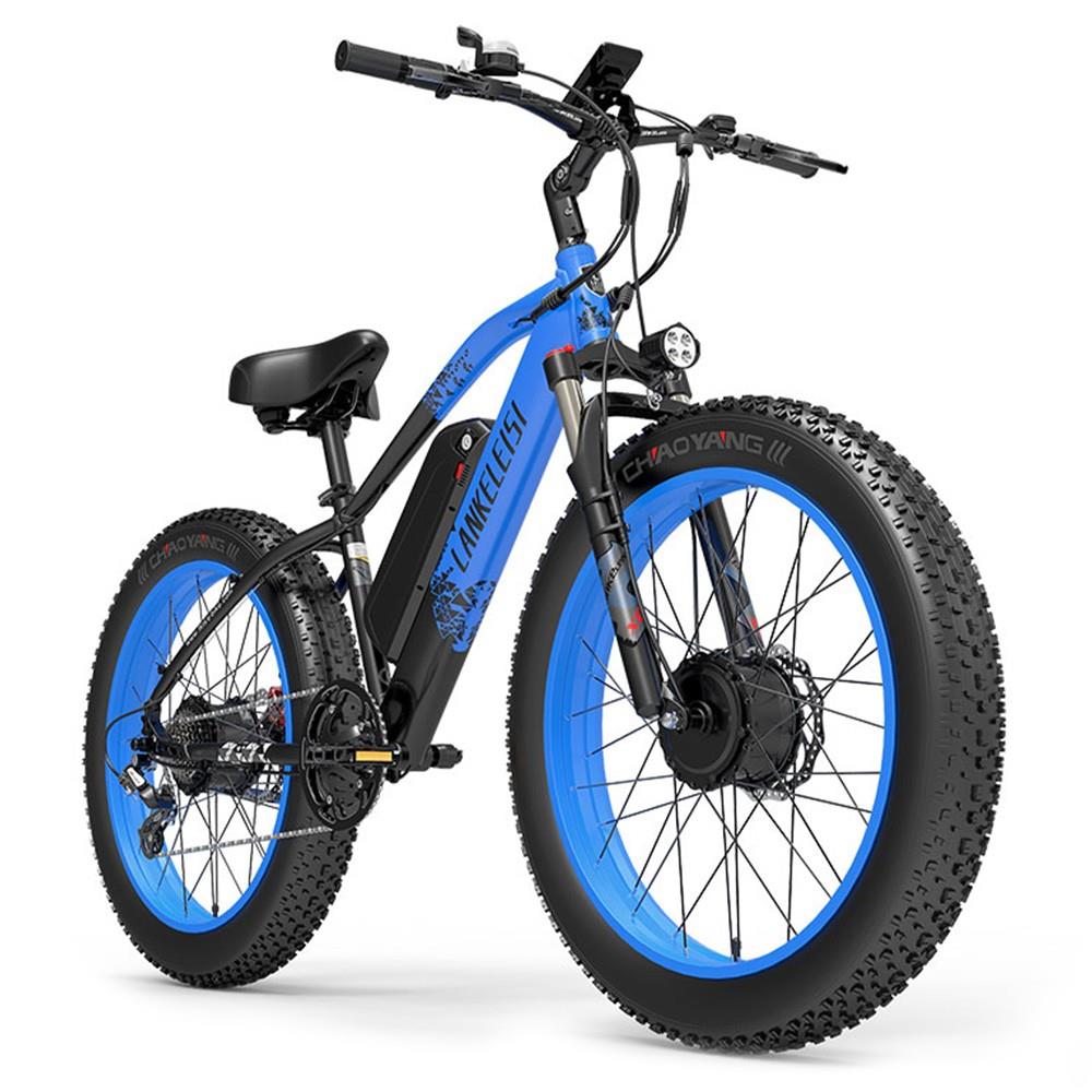 Lankeleisi MG740 PLUS 26" Vélo électrique Fat Tire Off-Road 1000W*2 Double Moteur 48V 20Ah Batterie