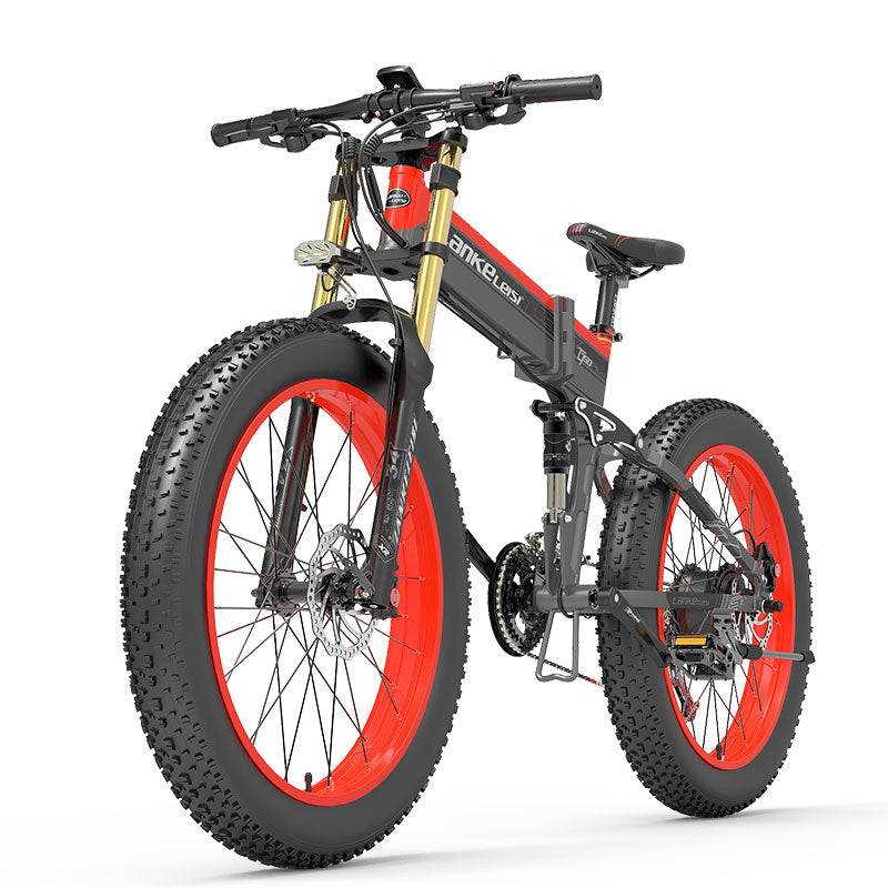 LANKELEISI XT750 PLUS 26" VTT électrique 1000W Moteur 48V 17.5Ah Batterie