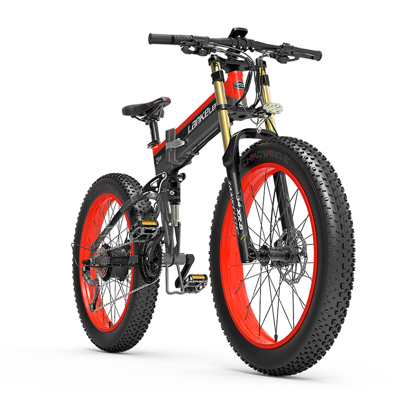 LANKELEISI XT750 PLUS 26" VTT électrique 1000W Moteur 48V 17.5Ah Batterie