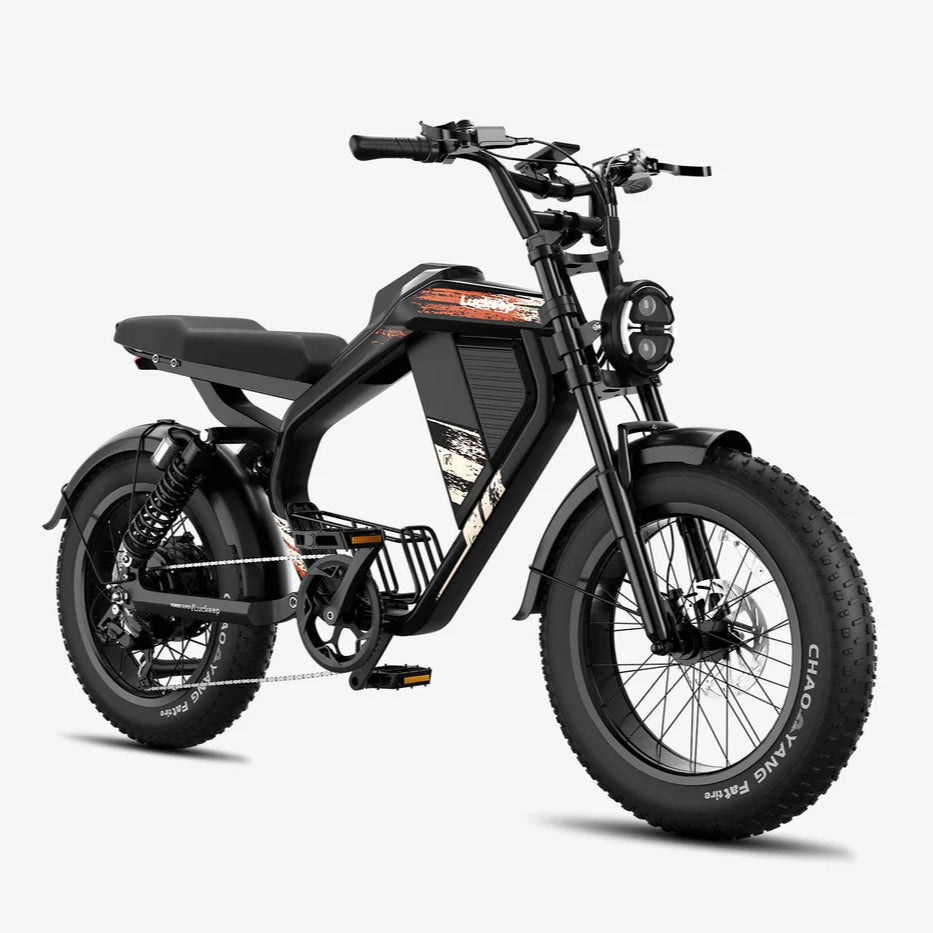 LUCKEEP M5 20" Motocyclette Électrique Tout Terrain 1000W Moteur 48V 15Ah/35Ah Batterie
