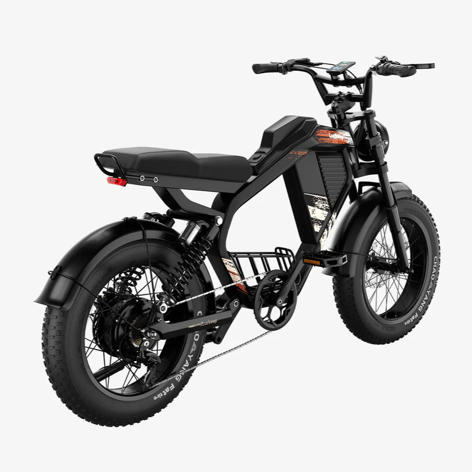 LUCKEEP M5 20" Motocyclette Électrique Tout Terrain 1000W Moteur 48V 15Ah/35Ah Batterie