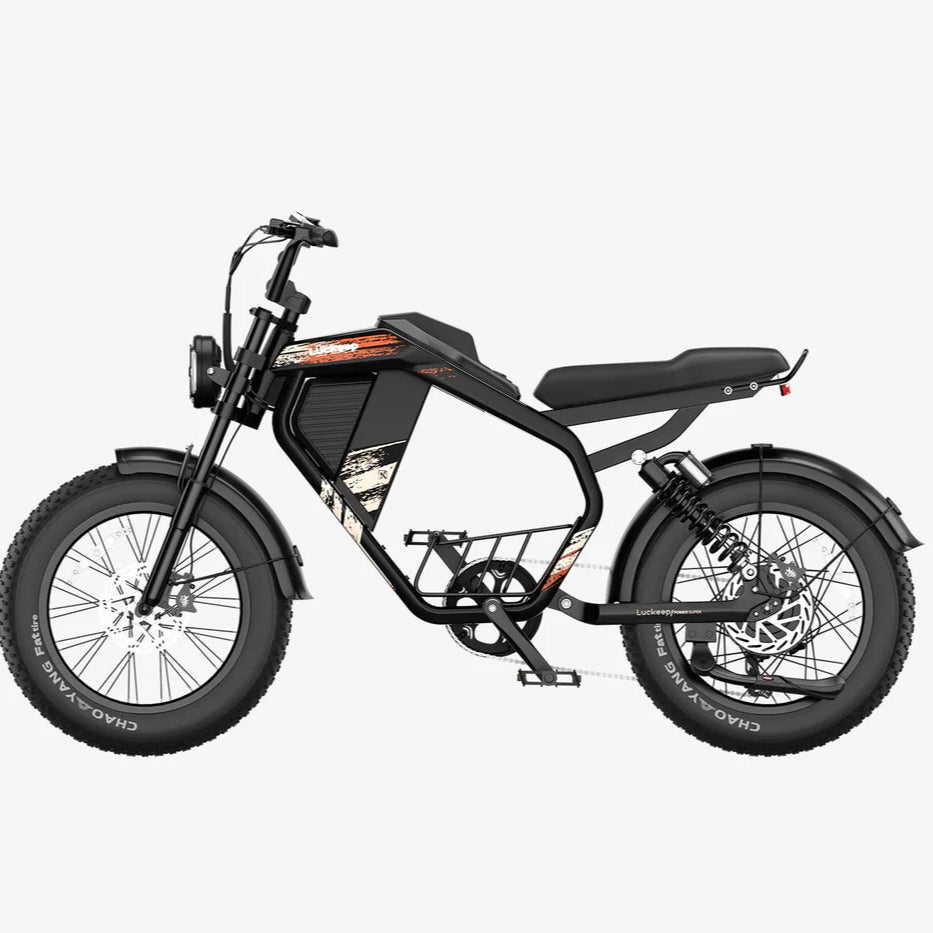 LUCKEEP M5 20" Motocyclette Électrique Tout Terrain 1000W Moteur 48V 15Ah/35Ah Batterie