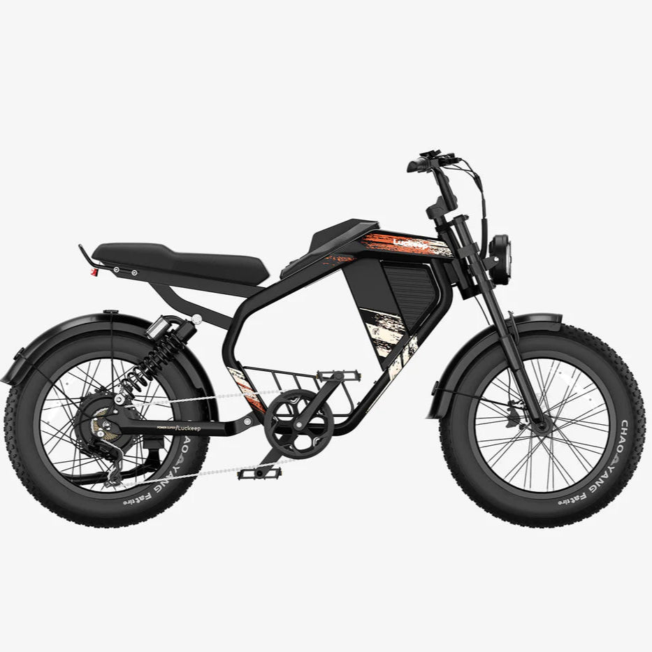 LUCKEEP M5 20" Motocyclette Électrique Tout Terrain 1000W Moteur 48V 15Ah/35Ah Batterie