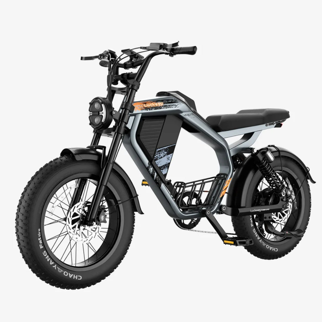 LUCKEEP M5 20" Motocyclette Électrique Tout Terrain 1000W Moteur 48V 15Ah/35Ah Batterie