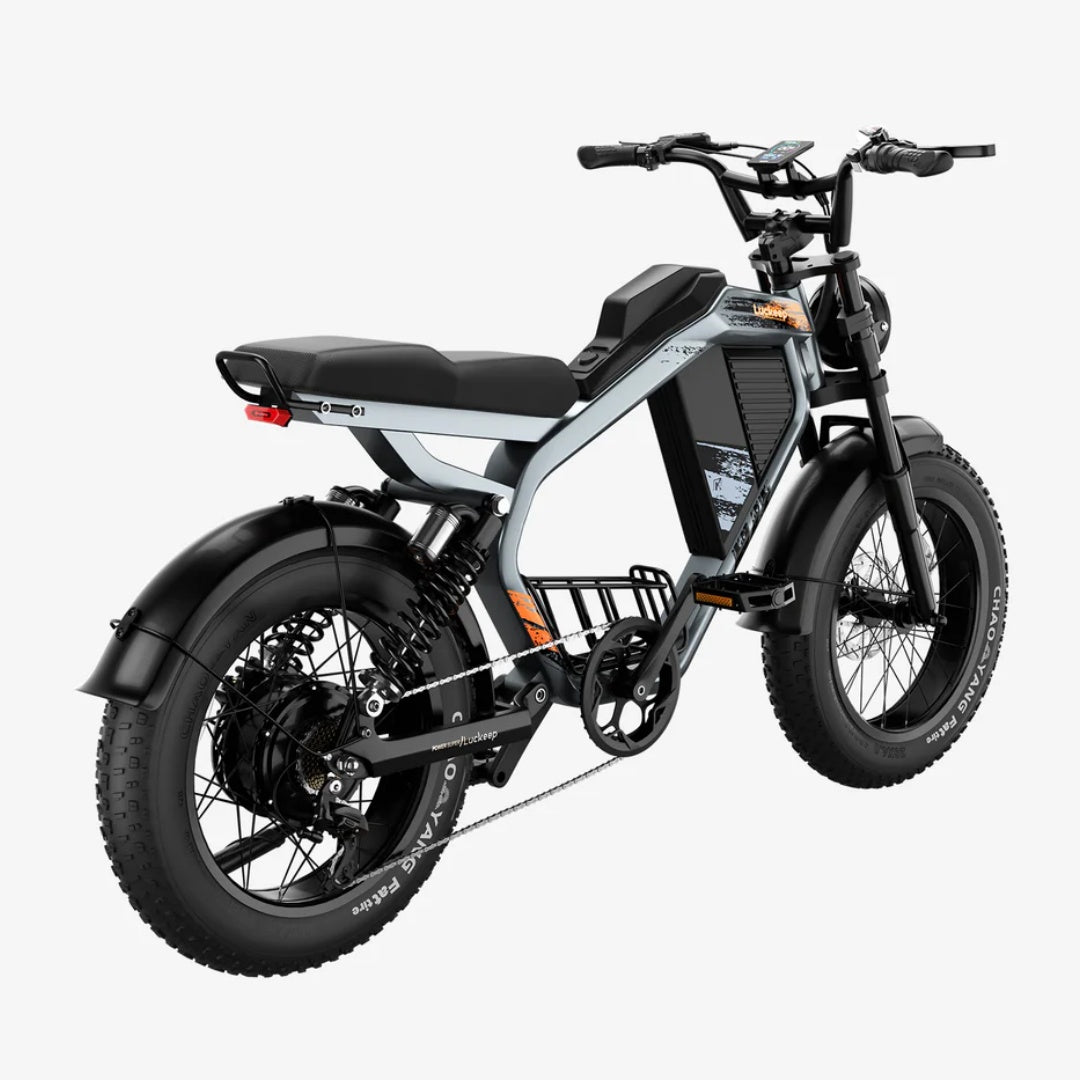 LUCKEEP M5 20" Motocyclette Électrique Tout Terrain 1000W Moteur 48V 15Ah/35Ah Batterie