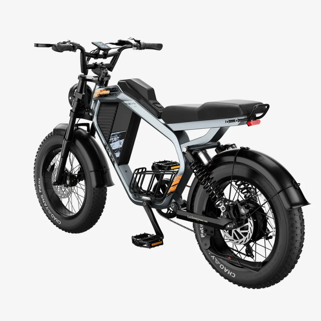 LUCKEEP M5 20" Motocyclette Électrique Tout Terrain 1000W Moteur 48V 15Ah/35Ah Batterie