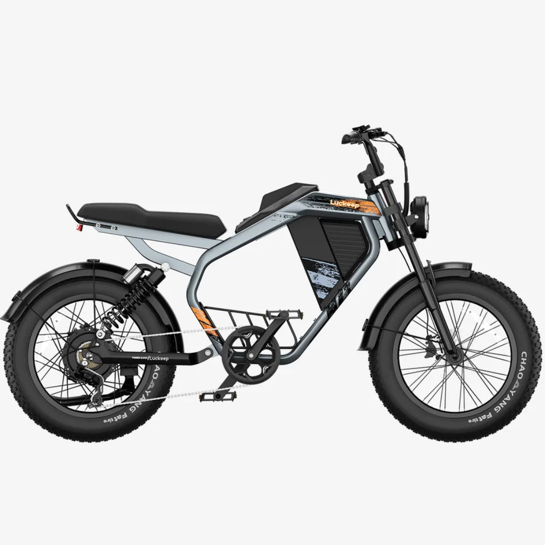 LUCKEEP M5 20" Motocyclette Électrique Tout Terrain 1000W Moteur 48V 15Ah/35Ah Batterie