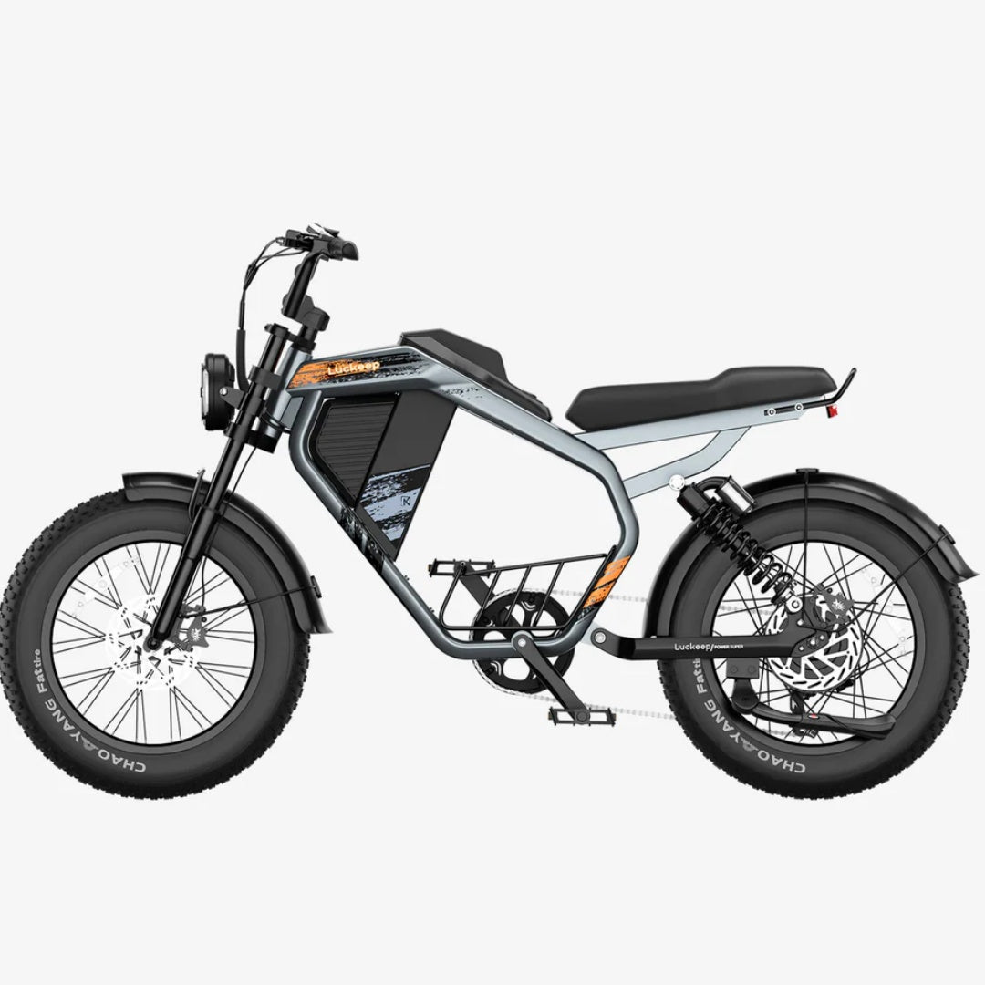 LUCKEEP M5 20" Motocyclette Électrique Tout Terrain 1000W Moteur 48V 15Ah/35Ah Batterie