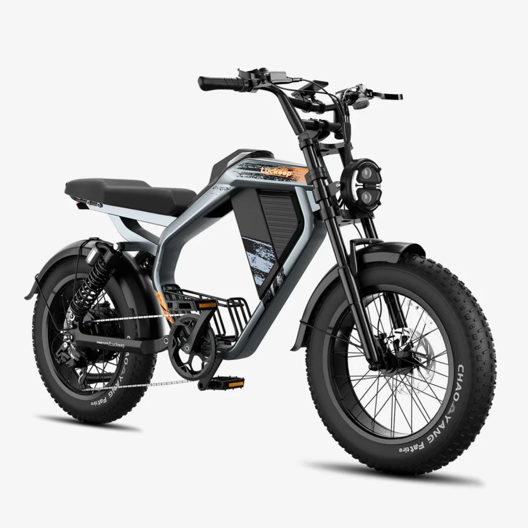 LUCKEEP M5 20" Motocyclette Électrique Tout Terrain 1000W Moteur 48V 15Ah/35Ah Batterie