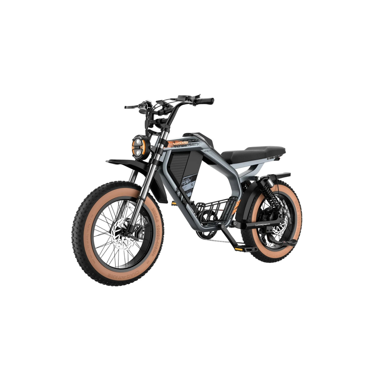 LUCKEEP M5 Max 20" Motocyclette Électrique Tout Terrain 1500W Moteur 52V 20Ah/40Ah Batterie