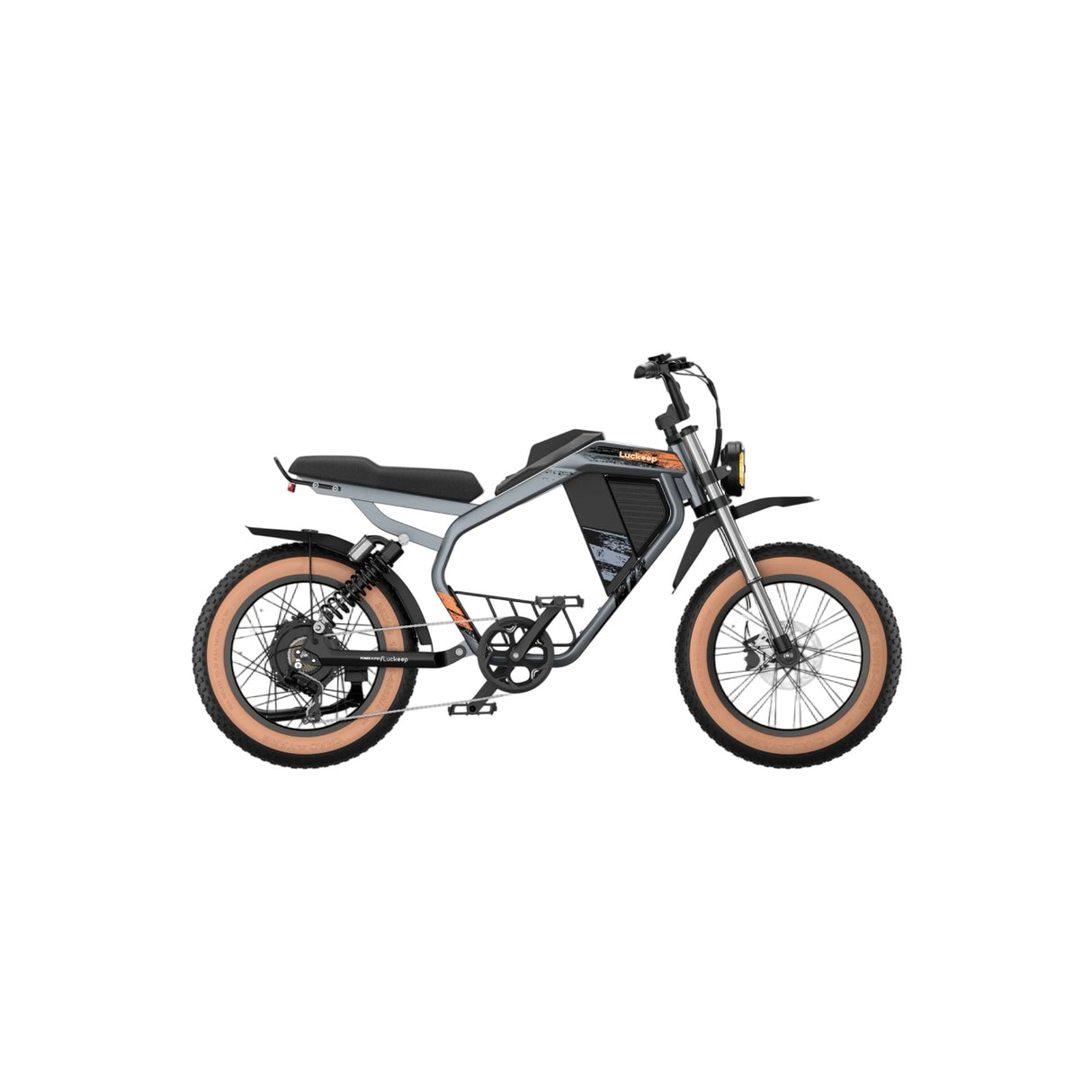 LUCKEEP M5 Max 20" Motocyclette Électrique Tout Terrain 1500W Moteur 52V 20Ah/40Ah Batterie