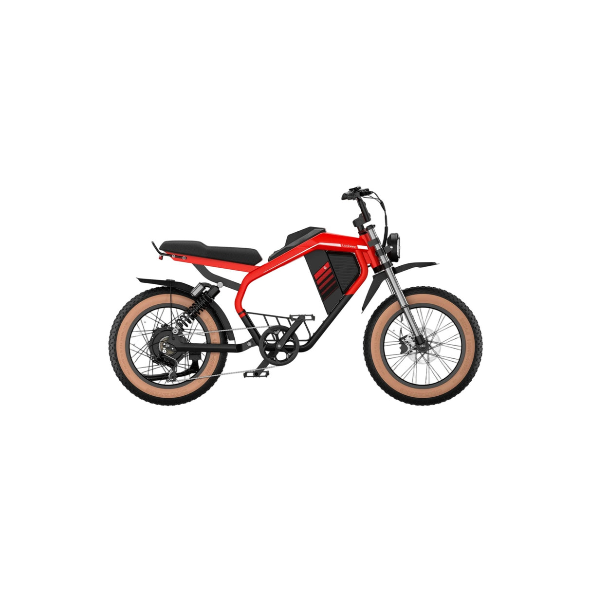 LUCKEEP M5 Max 20" Motocyclette Électrique Tout Terrain 1500W Moteur 52V 20Ah/40Ah Batterie