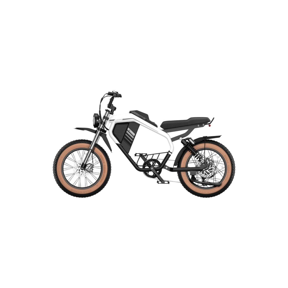 LUCKEEP M5 Max 20" Motocyclette Électrique Tout Terrain 1500W Moteur 52V 20Ah/40Ah Batterie