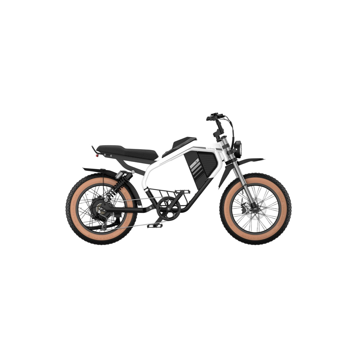 LUCKEEP M5 Max 20" Motocyclette Électrique Tout Terrain 1500W Moteur 52V 20Ah/40Ah Batterie