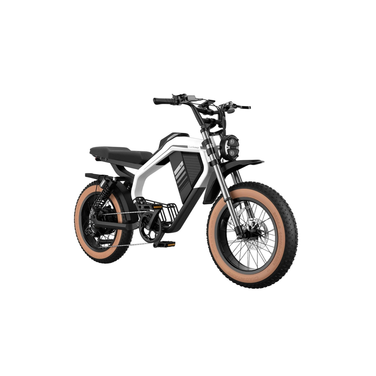 LUCKEEP M5 Max 20" Motocyclette Électrique Tout Terrain 1500W Moteur 52V 20Ah/40Ah Batterie