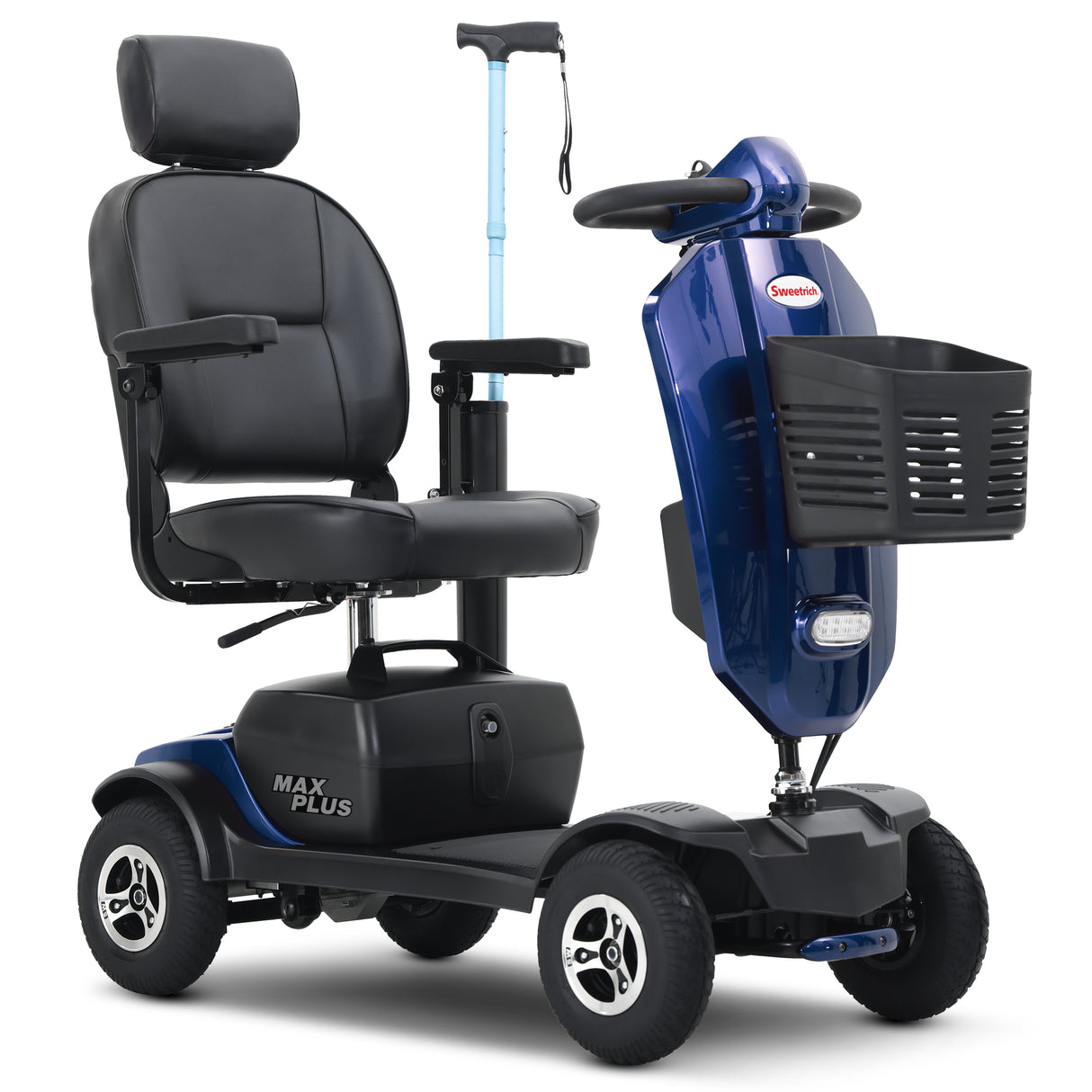 SWEETRICH  MAX PLUS Scooter Électrique 4 Roues 9" Moteur 300W 24V 20Ah Batterie (version UE)