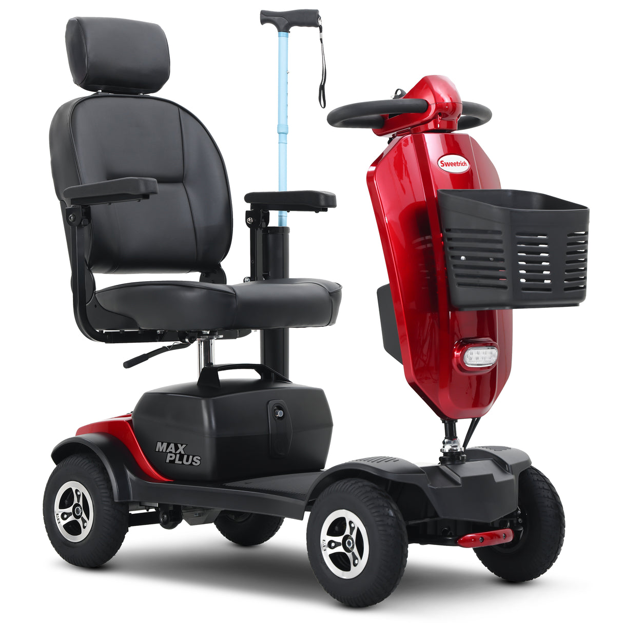 SWEETRICH  MAX PLUS Scooter Électrique 4 Roues 9" Moteur 300W 24V 20Ah Batterie (version UE)